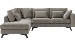 Goossens hoekbank chambre grijs stof - 8235652-goossens-chambre-bank-stof-grijs-01