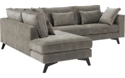 Goossens hoekbank chambre grijs stof - 8235652-goossens-chambre-bank-stof-grijs-01