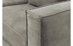 Goossens hoekbank chambre grijs stof - 8235652-goossens-chambre-bank-stof-grijs-01