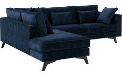 Goossens hoekbank chambre blauw stof - 8235653-goossens-chambre-bank-stof-blauw-01