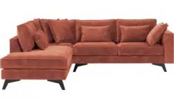 Goossens hoekbank chambre roze stof - 8235654-goossens-chambre-bank-stof-roze-01