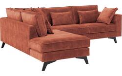 Goossens hoekbank chambre roze stof - 8235654-goossens-chambre-bank-stof-roze-01