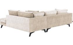 Goossens hoekbank chambre beige stof - 8235656-goossens-chambre-bank-stof-bruin-01