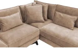 Goossens hoekbank chambre bruin stof - 8235657-goossens-chambre-bank-stof-bruin-01