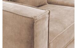 Goossens hoekbank chambre bruin stof - 8235657-goossens-chambre-bank-stof-bruin-01