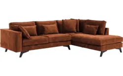 Goossens hoekbank chambre bruin stof - 8235660-goossens-chambre-bank-stof-bruin-01