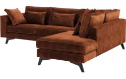 Goossens hoekbank chambre bruin stof - 8235660-goossens-chambre-bank-stof-bruin-01