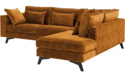 Goossens hoekbank chambre geel stof - 8235661-goossens-chambre-bank-stof-geel-01