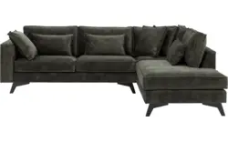 Goossens hoekbank chambre groen stof - 8235663-goossens-chambre-bank-stof-groen-01
