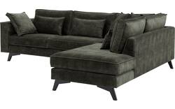 Goossens hoekbank chambre groen stof - 8235663-goossens-chambre-bank-stof-groen-01