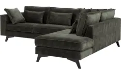Goossens hoekbank chambre groen stof - 8235663-goossens-chambre-bank-stof-groen-01