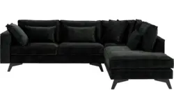 Goossens hoekbank chambre zwart stof - 8235664-goossens-chambre-bank-stof-zwart-01