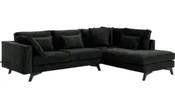 Goossens hoekbank chambre zwart stof - 8235664-goossens-chambre-bank-stof-zwart-01