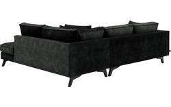 Goossens hoekbank chambre zwart stof - 8235664-goossens-chambre-bank-stof-zwart-01