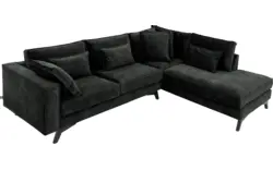 Goossens hoekbank chambre zwart stof - 8235664-goossens-chambre-bank-stof-zwart-01