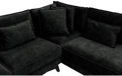 Goossens hoekbank chambre zwart stof - 8235664-goossens-chambre-bank-stof-zwart-01