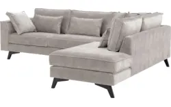 Goossens hoekbank chambre grijs stof - 8235666-goossens-chambre-bank-stof-grijs-01
