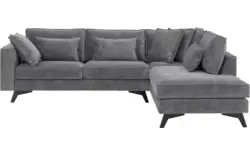 Goossens hoekbank chambre grijs stof - 8235667-goossens-chambre-bank-stof-grijs-01