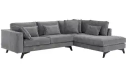 Goossens hoekbank chambre grijs stof - 8235667-goossens-chambre-bank-stof-grijs-01