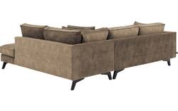 Goossens hoekbank chambre bruin stof - 8235669-goossens-chambre-bank-stof-bruin-01