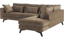 Goossens hoekbank chambre bruin stof - 8235669-goossens-chambre-bank-stof-bruin-01