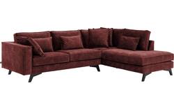 Goossens hoekbank chambre rood stof - 8235672-goossens-chambre-bank-stof-rood-01