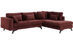 Goossens hoekbank chambre rood stof - 8235672-goossens-chambre-bank-stof-rood-01
