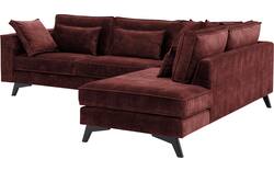 Goossens hoekbank chambre rood stof - 8235672-goossens-chambre-bank-stof-rood-01