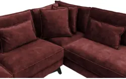 Goossens hoekbank chambre rood stof - 8235672-goossens-chambre-bank-stof-rood-01