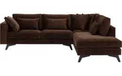 Goossens hoekbank chambre bruin stof - 8235676-goossens-chambre-bank-stof-bruin-01