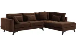 Goossens hoekbank chambre bruin stof - 8235676-goossens-chambre-bank-stof-bruin-01