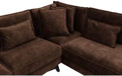 Goossens hoekbank chambre bruin stof - 8235676-goossens-chambre-bank-stof-bruin-01