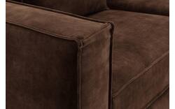 Goossens hoekbank chambre bruin stof - 8235676-goossens-chambre-bank-stof-bruin-01