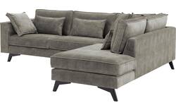 Goossens hoekbank chambre grijs stof - 8235677-goossens-chambre-bank-stof-grijs-01