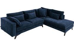Goossens hoekbank chambre blauw stof - 8235678-goossens-chambre-bank-stof-blauw-01