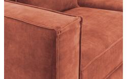 Goossens hoekbank chambre roze stof - 8235679-goossens-chambre-bank-stof-roze-01