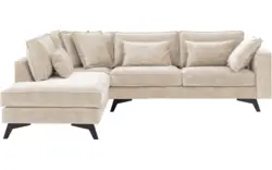 Goossens hoekbank chambre beige stof - 8235681-goossens-chambre-bank-stof-bruin-01