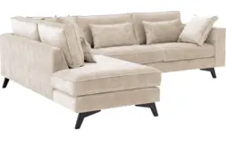 Goossens hoekbank chambre beige stof - 8235681-goossens-chambre-bank-stof-bruin-01