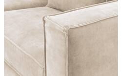 Goossens hoekbank chambre beige stof - 8235681-goossens-chambre-bank-stof-bruin-01