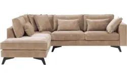 Goossens hoekbank chambre bruin stof - 8235682-goossens-chambre-bank-stof-bruin-01