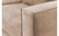 Goossens hoekbank chambre bruin stof - 8235682-goossens-chambre-bank-stof-bruin-01