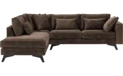 Goossens hoekbank chambre bruin stof - 8235683-goossens-chambre-bank-stof-bruin-01