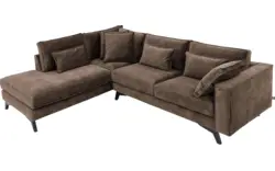 Goossens hoekbank chambre bruin stof - 8235683-goossens-chambre-bank-stof-bruin-01