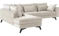 Goossens hoekbank chambre bruin stof - 8235684-goossens-chambre-bank-stof-bruin-01