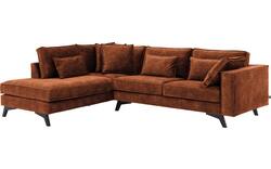 Goossens hoekbank chambre bruin stof - 8235685-goossens-chambre-bank-stof-bruin-02