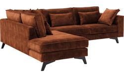 Goossens hoekbank chambre bruin stof - 8235685-goossens-chambre-bank-stof-bruin-01