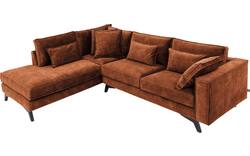 Goossens hoekbank chambre bruin stof - 8235685-goossens-chambre-bank-stof-bruin-01