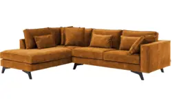 Goossens hoekbank chambre geel stof - 8235686-goossens-chambre-bank-stof-geel-01