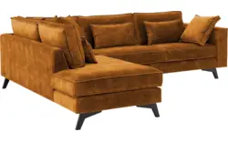 Goossens hoekbank chambre geel stof - 8235686-goossens-chambre-bank-stof-geel-01