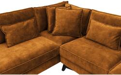 Goossens hoekbank chambre geel stof - 8235686-goossens-chambre-bank-stof-geel-01